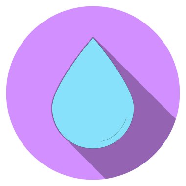 Okyanus ve Deniz Hattı Ayrıntılı simge. damla