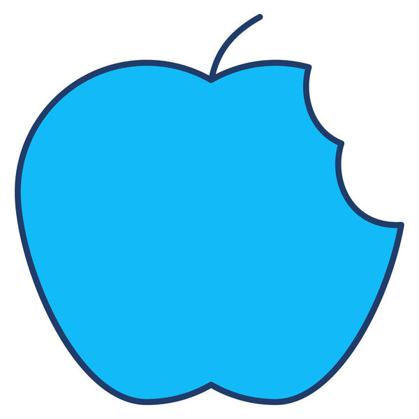 Healthy life Flat icon for fruit & food 