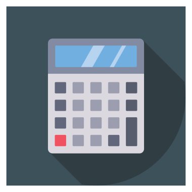 Hesaplama ve matematik için Yönetim Düz simgeleri