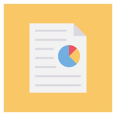 Management Flat icon  for chart  & analytics 