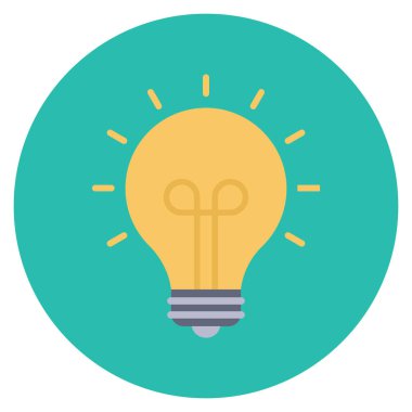 Düşünmek ve yaratıcı olmak için Başlangıç Düz simgesi 