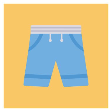 Sağlıklı yaşam için düz simge Knicker ve bez 