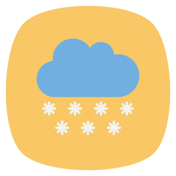Weather Flat Icon Season Weather — ストックベクタ
