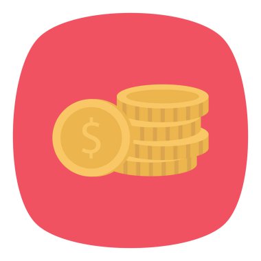 Para ve para için Yönetim Düz simgesi 