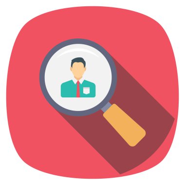 Arama & devam etmek için İş Görüşmesi Düz simgesi 