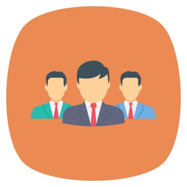 Takım & personeli için Başlangıç Düz simgesi 