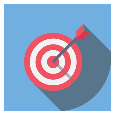 Hedef & başarı için Başlangıç Düz simgesi 