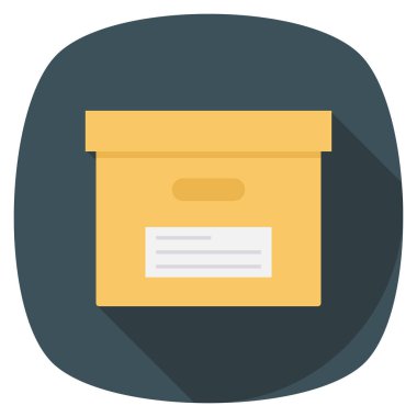 Kargo & kutusu için Yönetim Düz simgesi 