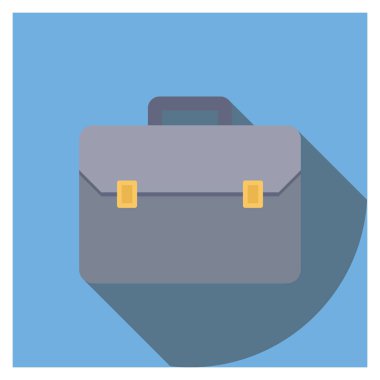 Çanta ve çanta için İş Görüşmesi Düz simgesi 