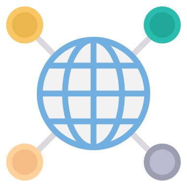 Bağlantı & genel için Başlangıç Düz simgesi 