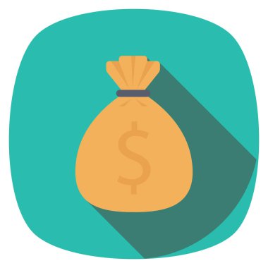 Çanta & parası için Para Düz simgesi 