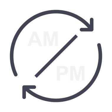 Gece & Gece & Düz simgeleri