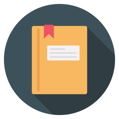 Not defteri & etiketi için Yönetim Düz simgesi 