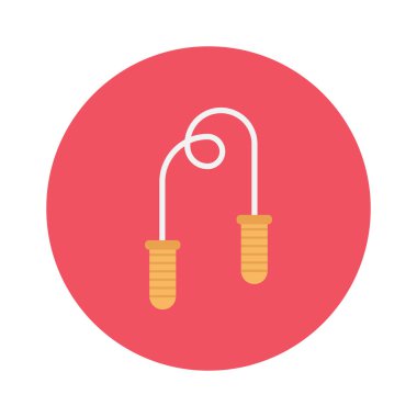 İp ve egzersiz için saglikli yasam simgesi 