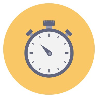 Süre bitimi için & Düz simge başlat 