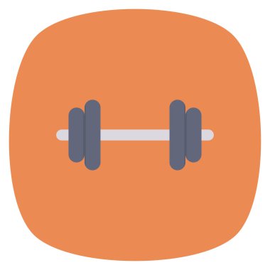 Antrenman için sağlıklı yaşam Düz simgesi 