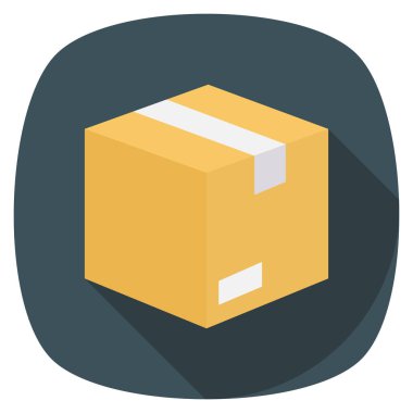 Kargo & kutusu için Yönetim Düz simgesi 