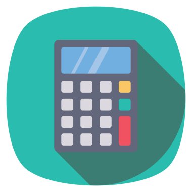 Hesaplama için Para Düz simgesi