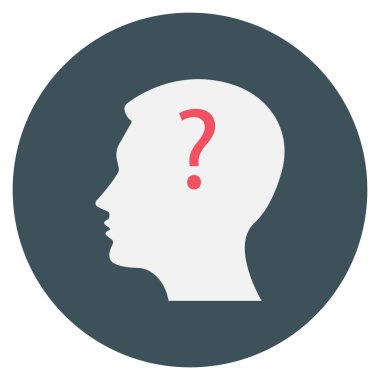 İşaretle ve düşün için İş Görüşmesi Düz simgeleri 