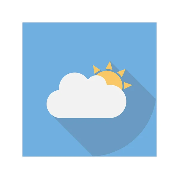 Day Night Flat Icons Sun Weather — 스톡 벡터