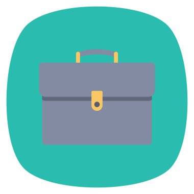 Portföy & bavul için Yönetim Düz simgesi 