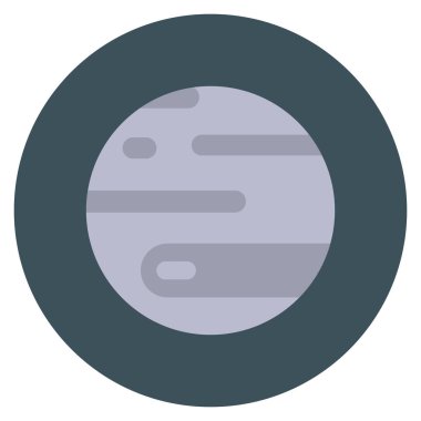 Planets Flat icons for planet  & galaxy 