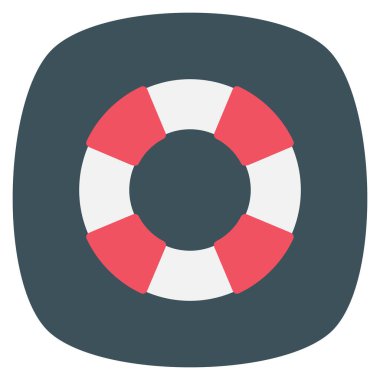 Cankurtaran ve güvenlik için Başlangıç Düz simgesi 