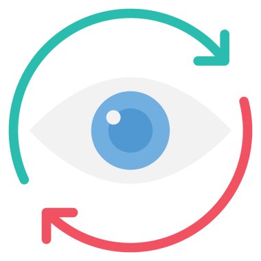 Görünüm ve odak için Düz simge başlat 