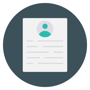 İşe alım için İş Görüşmesi Düz simgeleri 