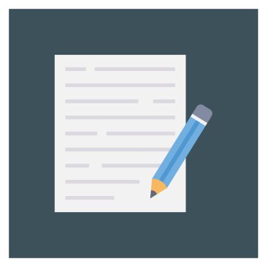 Belge & defteri için Yönetim Düz simgesi 