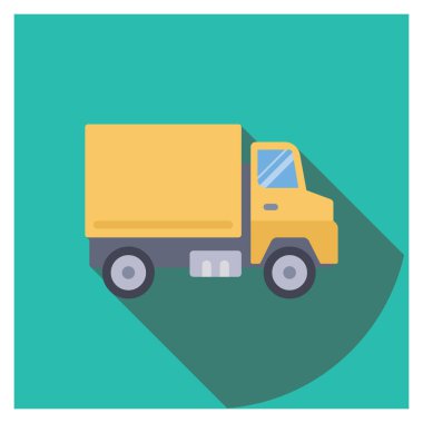 Taşıma & aracı için Yönetim Düz simgesi 