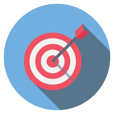 Hedef & başarı için Başlangıç Düz simgesi 