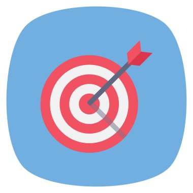 Hedef & başarı için Başlangıç Düz simgesi 