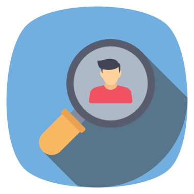 Çalışanların & keşfi için Yönetim Düz simgesi 