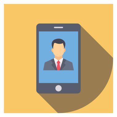 Profil & hesabı için Yönetim Düz simgesi 