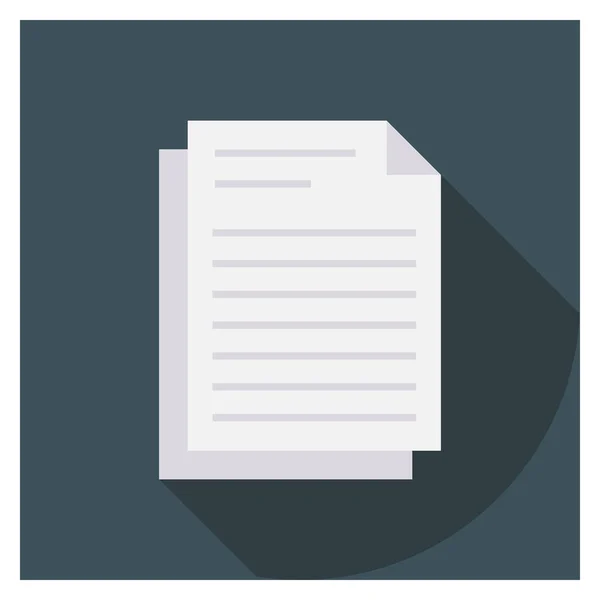 Ikona Management Flat Pro List Dokumentu — Stockový vektor