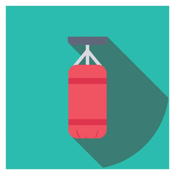 Healthy Life Flat Icon Bag Training — 스톡 벡터