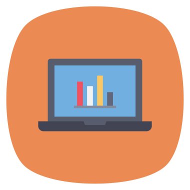 Grafik & raporu için Yönetim Düz simgesi 