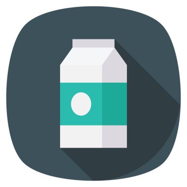 Paket & soğuk için sağlıklı yaşam düz simgesi 