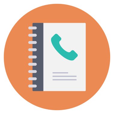 Management Flat icon for file  & notebook 