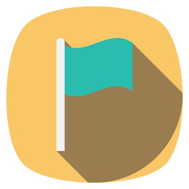 Management Flat icon  for goal  & achieve