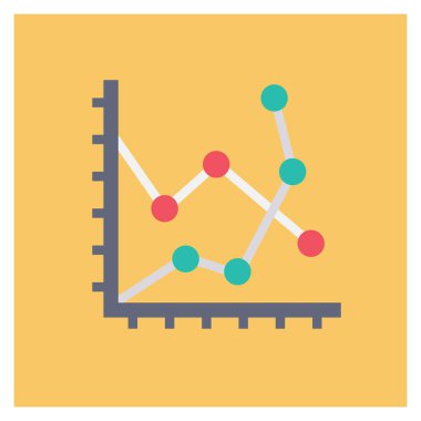 Grafik & raporu için Yönetim Düz simgesi 