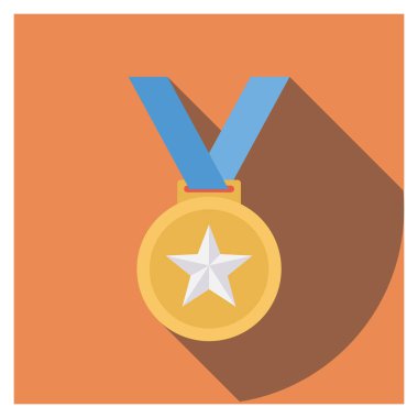 Rozet & başarısı için Açılış Düz simgesi 