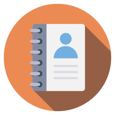 Defter ve kitap için Düz simge başlat 