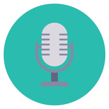 Medya & müziği için İş Görüşmesi Düz simgesi