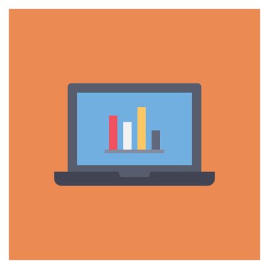 Grafik & raporu için Yönetim Düz simgesi 