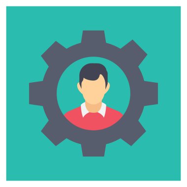 Management Flat icon  for configure & preference