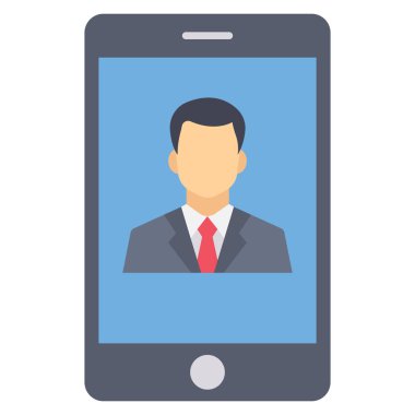 Profil & hesabı için Yönetim Düz simgesi 