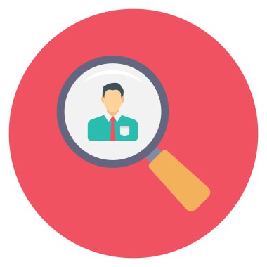 Arama & devam etmek için Görev Görüşmesi Düz simgeleri 