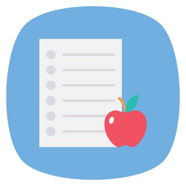 Çizelge ve rapor için sağlıklı yaşam Düz simgesi 